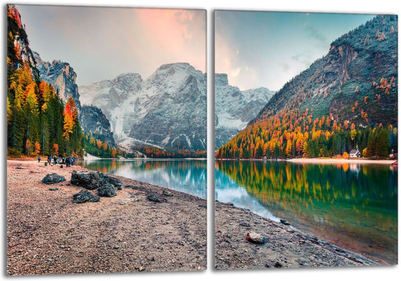 Glasschutzplatte für den Herd 2x40x52 Berge