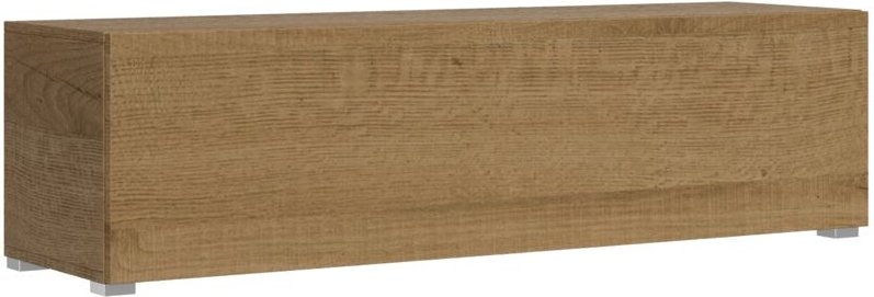 Bodenmontierter Klappensockel L.153,6 H.40 S.39,2 mit Füßen in Natureiche