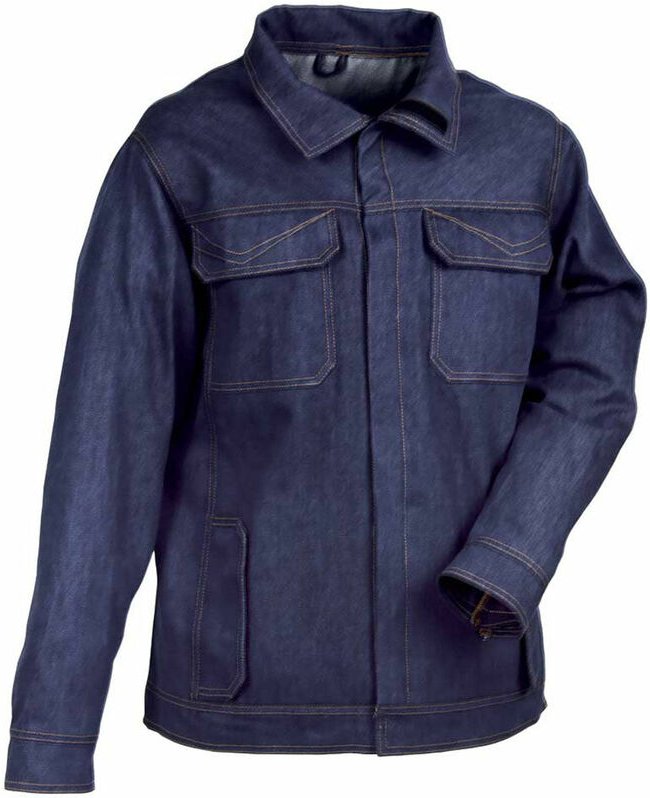 Cofra Schweißerjacke, flammhemmend 100% Denim-Baumwolle 62
