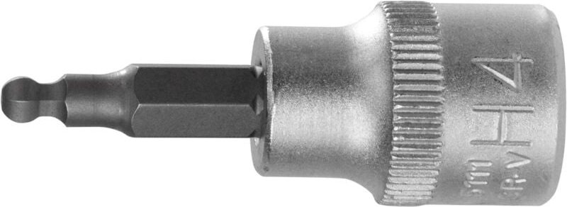 SW-Stahl 05571L Schraubendreheinsatz Kugelkopf, 10 mm (3/8') Antrieb, Innensechskant 4 mm