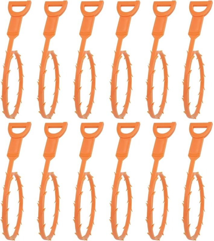 Thumbnail - Lablanc - 12er-Pack Abflussreiniger, flexible Rohrreinigungsspirale zum effektiven Reinigen von Haaren und Schmutz in Wa...