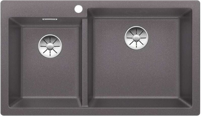 Pleon 9 - Silgranitspüle, 86x50 cm, Felsgrau 523058 - Blanco