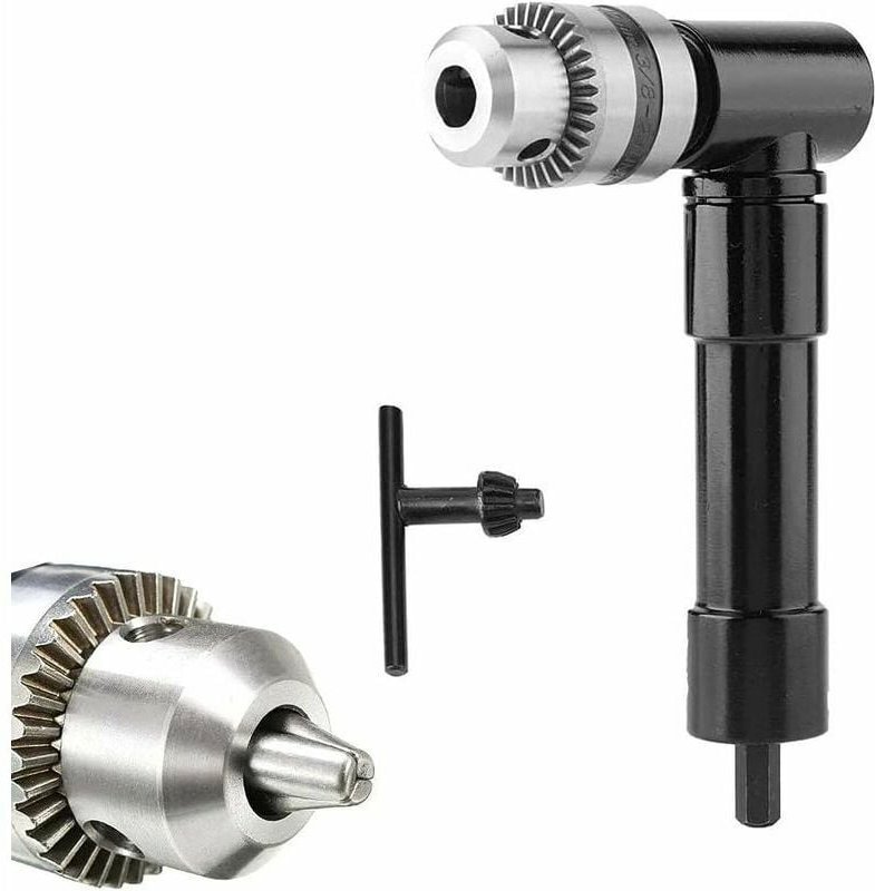Jalleria - Professioneller Winkelbohrer-Adapter, Schnellwechsel-Bohrer-Adapter für enge Winkel-Arbeitsplätze