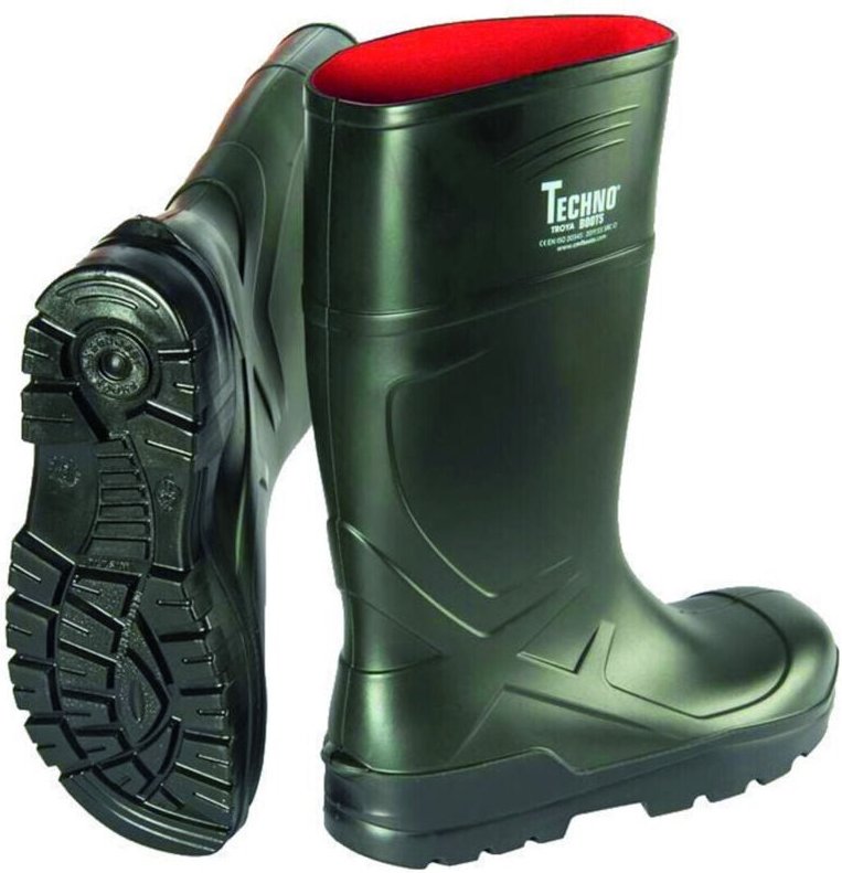 Thumbnail - Stiefel 35334 VOSSO PU, S5, Grün Gr. 47 TECHNO BOOTS