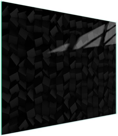 Glasschneidebrett 52x30 Schwarz