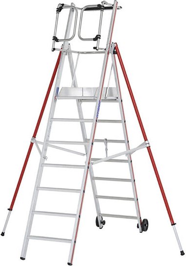 Profi Stehleiter 7 Stufen - Maximale Arbeitshöhe 3.63m - 848307