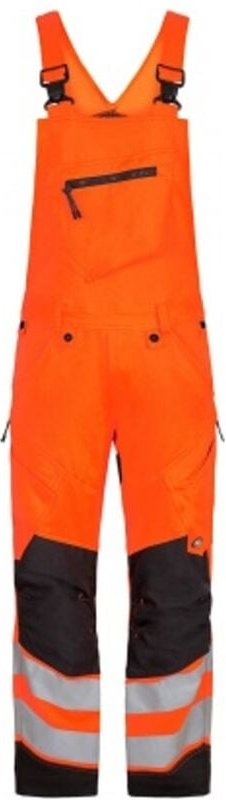 ENGEL Warnschutz Latzhose Safety Herren 3544-314 Gr. 50 orange/anthrazit grau