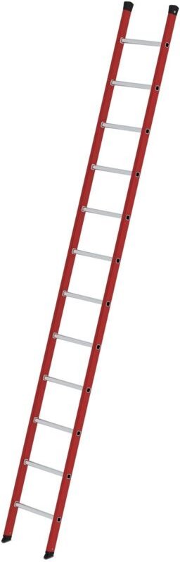 Sprossen-Anlegeleiter GFK/Alu ohne Traverse 12 Sprossen - 035012 - Günzburger Steigtechnik