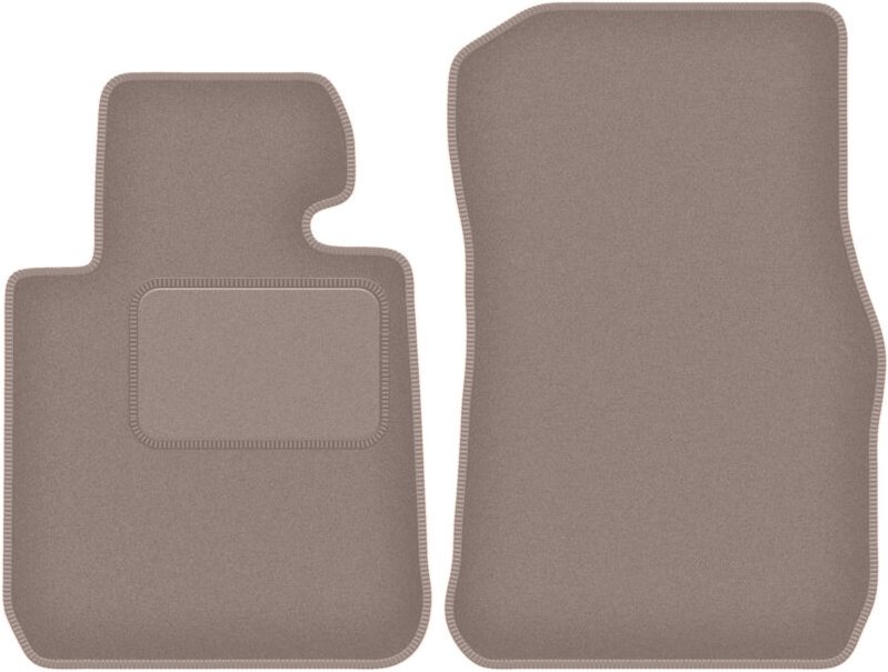Beige Vordermatten für: BMW 1 F23 Cabrio (2011-2019)