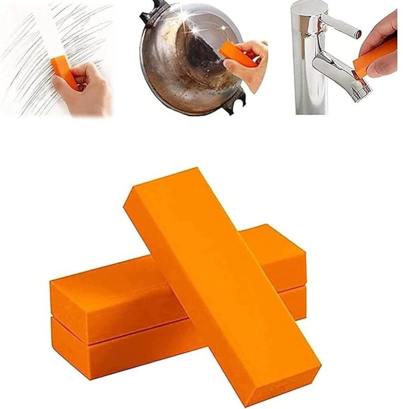 Kratzerentferner-Set aus Edelstahl, 3-teilig, magische Rostlöser-Radiergummis zum Reinigen und Entfernen von Wasserfleck...