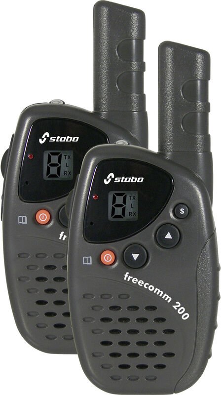 Stabo freecomm 200 20200 PMR-Handfunkgerät 2er Set
