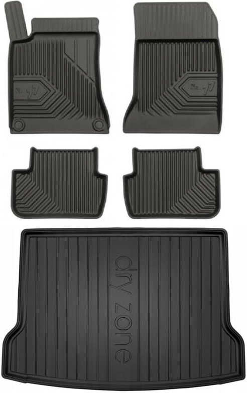 SET 77 Fußmatten und Fußmatten Mercedes-Benz GLA X156 2013-2019