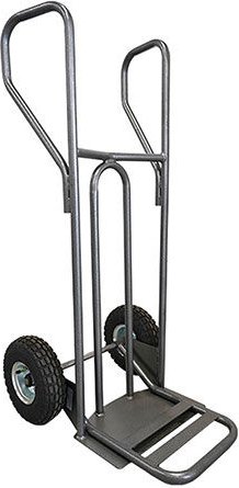 Matisère - Sackkarre - Fester Schaufel 348x405mm - Tragfähigkeit 250kg - Luftbereifung - DVPF1-RG-BR