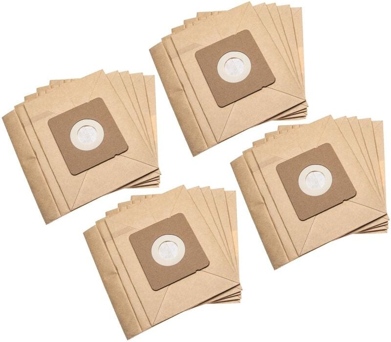 20x Staubsaugerbeutel kompatibel mit Moulinex Mini Space, Accessimo, Compacteo Staubsauger - Papier, 17,7cm x 17,5cm San...