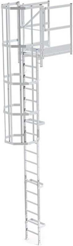 Ortsfeste Steigleitern - Steighöhe 4.40 bis 4.70m - CS47-CPSH-060-CVAP