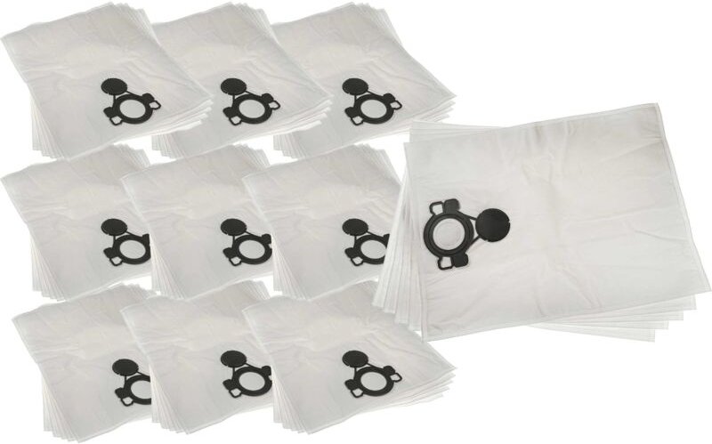 50x Staubsaugerbeutel Ersatz für Nilfisk 107419590 für Staubsauger - Mikrovlies, 32cm x 23cm Weiß - Vhbw