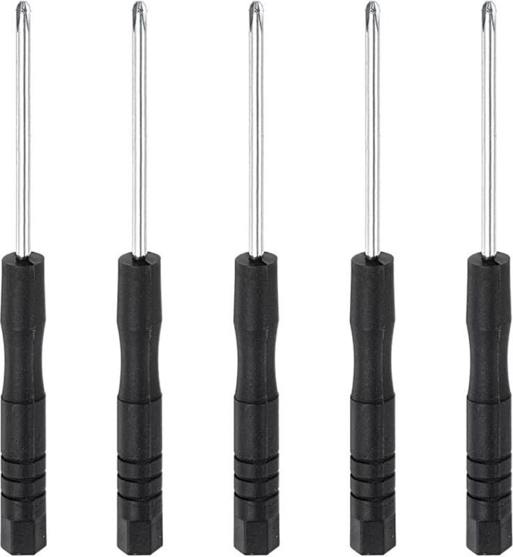 Shining House - Mini-Kreuzschlitzschraubendreher, 2,0 mm Kreuzschlitz, für die Reparatur von Uhrengläsern, Elektronik, 5...
