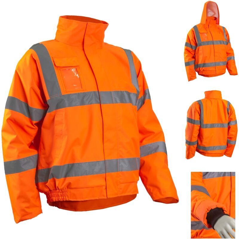 Thumbnail - Beruflicher Thermo-Arbeijacke SOUKOU - Neonorange 2XL - 54/56