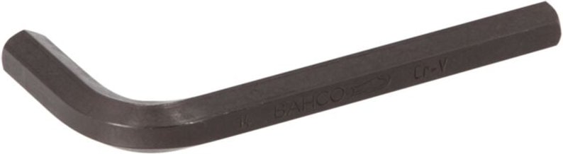 Sechskant-Winkelschraubendreher, metrisch, phosphatiert, 14 x 154 mm - Bahco