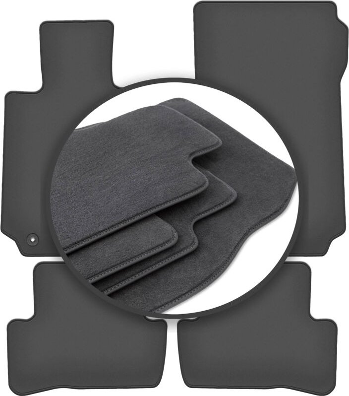 Premium Autoteppiche für: Mercedes C W204 Limousine, Kombi, Coupé (2007-2014)