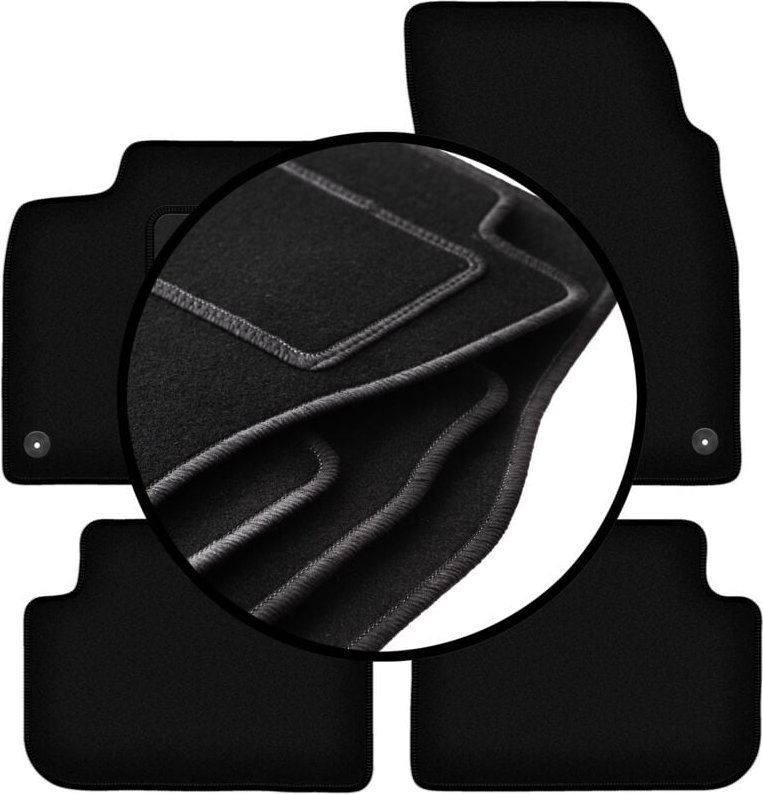 Komplettset Veloursmatten für: Audi Q8 SUV (2020-)