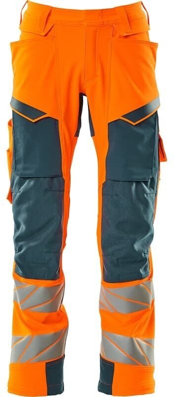 Mascot Hose mit Knietaschen 19079-511-1444 Gr. 82C68 hi-vis orange/dunkelpetroleum
