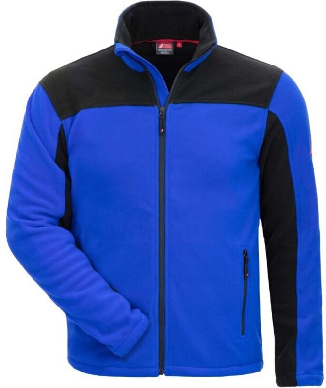 Fleece-Jacke Motion Tex Plus 7041 Königsblau/Schwarz Gr. 4XL
