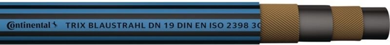 Pressluftschlauch trix blaustrahl mit Spirale Innen-Ø 19 mm Außen-Ø 31 mm Länge 40 m schwarz cr