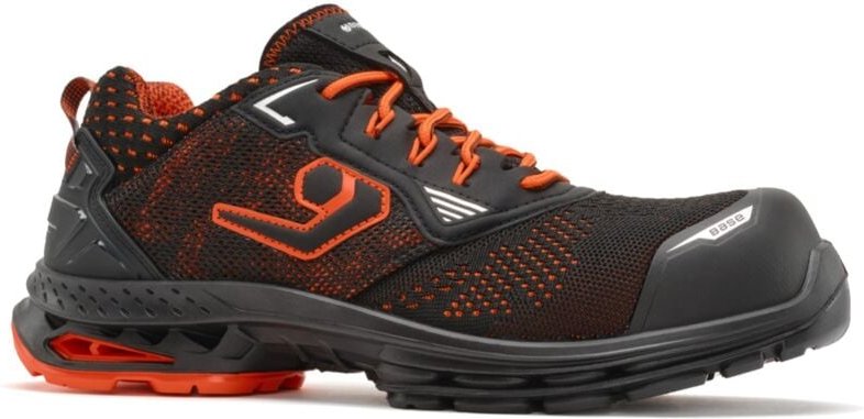 Base Protection - Base Berlin B1704A S1PS esd sc lg fo sr Vegane Sicherheitsschuhe - 42 eu - Schwarz / Orange