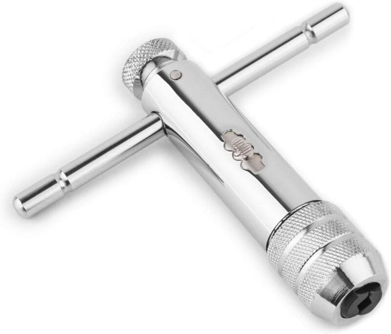Thumbnail - Memkey - Verstellbarer Ratschen-Gewindebohrerhalter und Griff, M5–M12-Handgewindeschlüssel, Maschinenschraube, T-Ratsche...