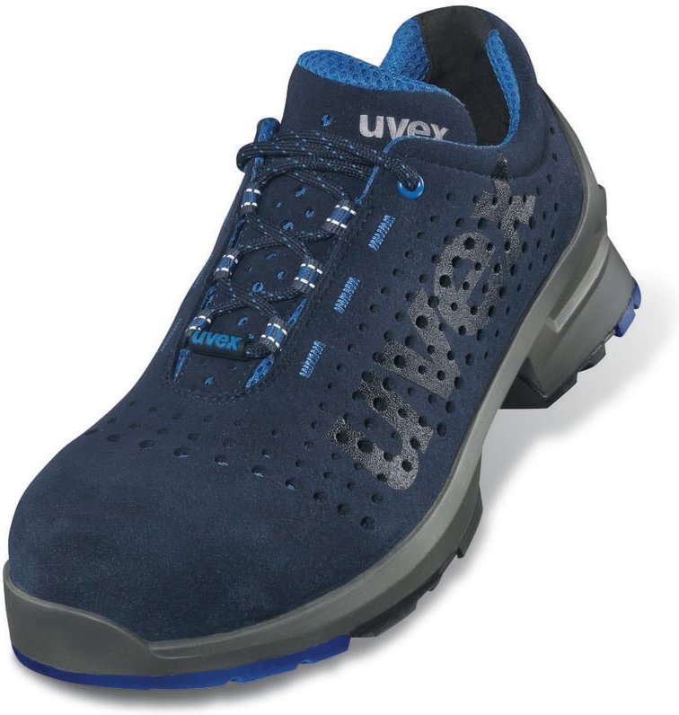 Uvex - 1 Sicherheitshalbschuh 8531.8 S1 src blau perforiert Weite 11 Gr.39