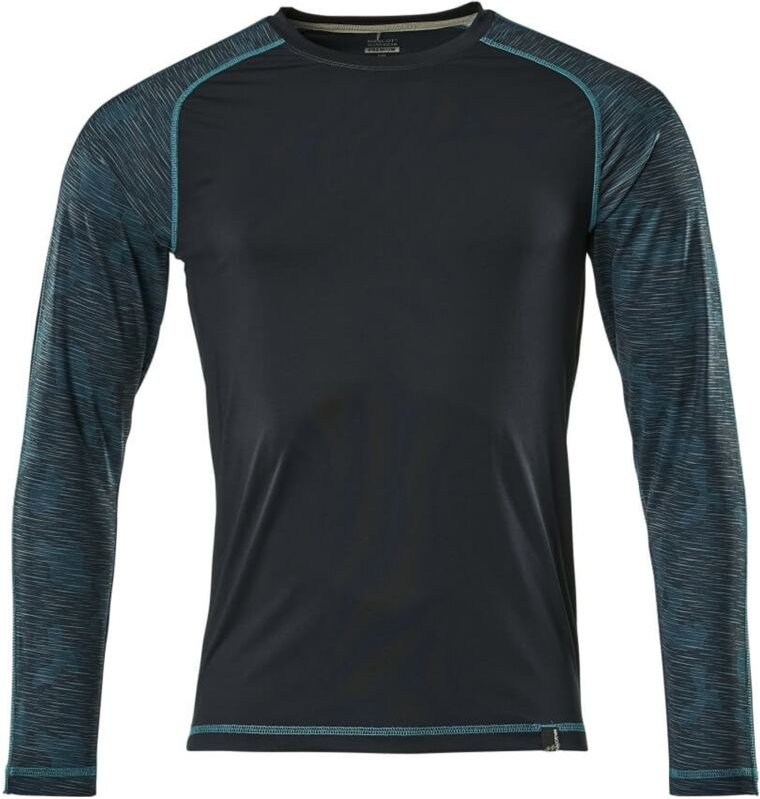 T-Shirt advanced, feuchtigkeitstransportierend, langarm 17281 Gr. 2XL schwarzblau - Mascot