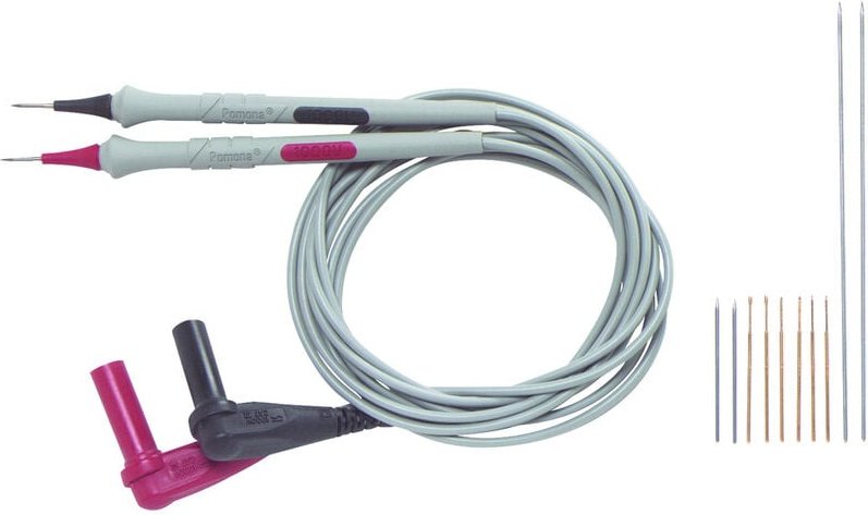 Pomona Electronics - 6341 Prüfspitze Rot, Schwarz 1 Set
