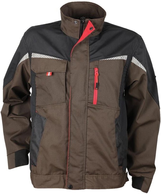 Prisma All Seasons' Arbeitsjacke' Bundjacke braun Größe 52