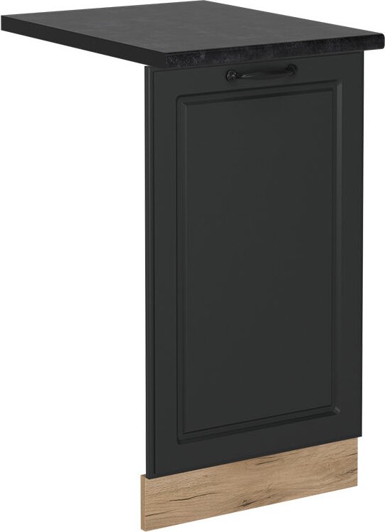Vicco - Geschirrspülblende R-Line, Anthrazit Landhaus, 45 cm , ap Anthrazit