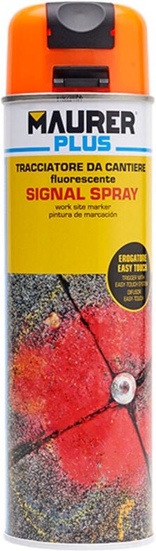Maurer - Orange-fluoreszierendes Markierungsspray 500 ml.
