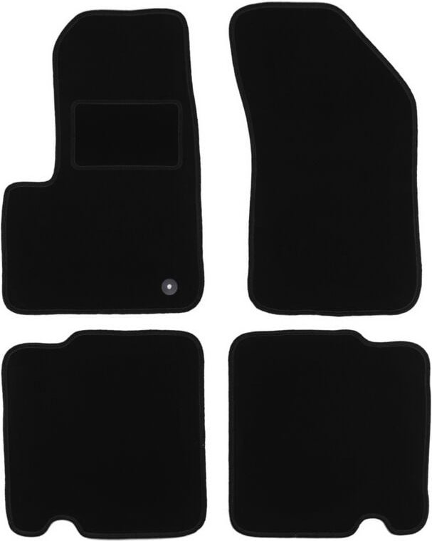 Schwarze Velours-Fußmatten für: Dodge Avenger Limousine (2007-2015)