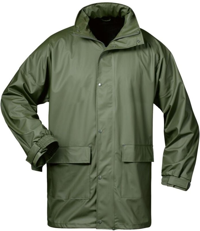 Norway PU-Stretch-Regenjacke Falkenberg Gr. S oliv