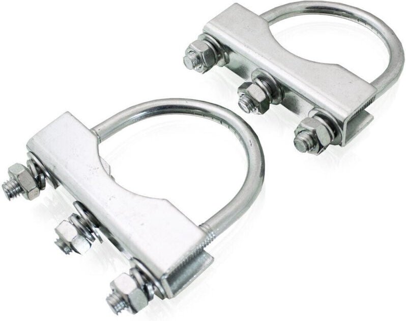 Bituxx - 2x Stützradhalterung Klemmschelle Klemmbügel Rohrschelle für Anhänger Stützräder bis 60mm