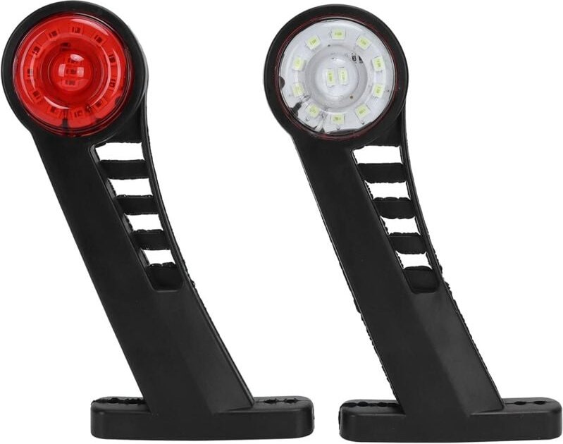 2 Stück 24V LKW-Seitenmarkierungsleuchten Autoanhänger LED-Signalleuchten Superhelle Rücklichter LKW-Warnleuchten Kontro...