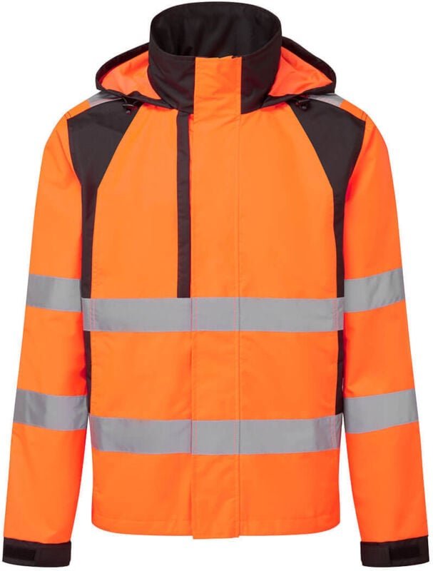 Regenjacke WX2 Eco Hi-Vis Orange/Schwarz 3XL