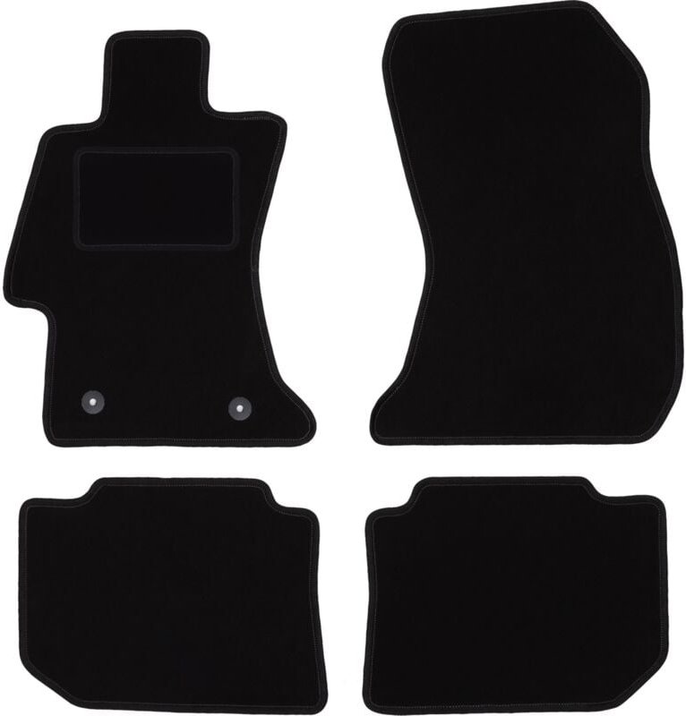Schwarze Veloursmatten für: Subaru Levorg Kombi (2014-)