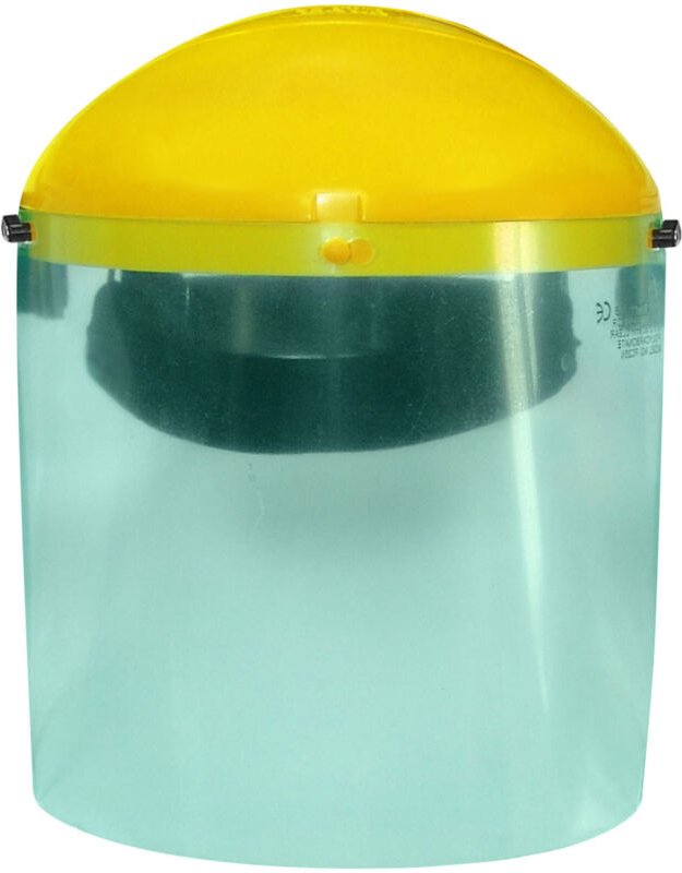 Workfit-Gesichtsschutz mit klarem und flexiblem Visier