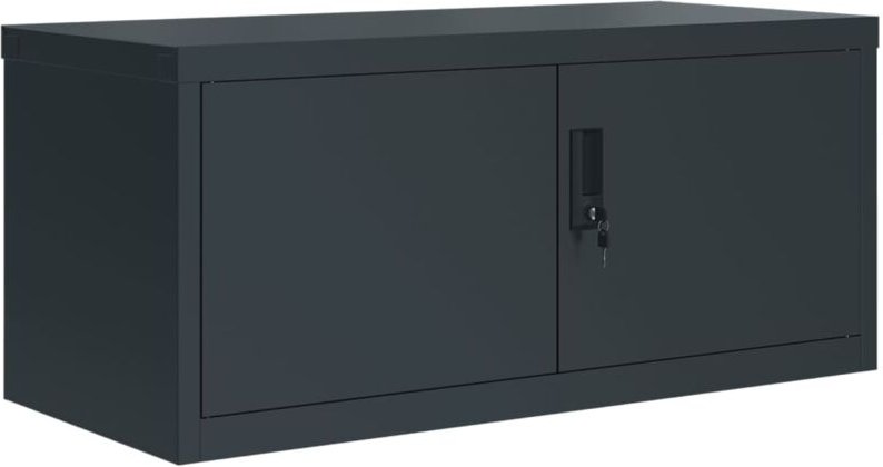 Thumbnail - Aktenschrank Anthrazit 90x40x40 cm Stahl - Vidaxl