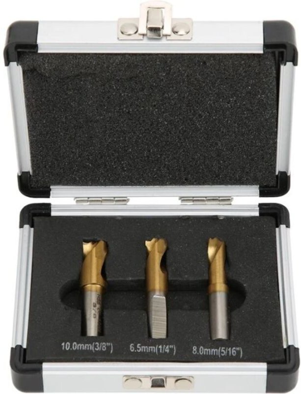Thumbnail - Linghhang - 3-teiliger Punktschweißschneider-Bohrer, 6,5 mm/8 mm/10 mm Punktschweißschneider-Bohrer-Set Punktschweißschn...