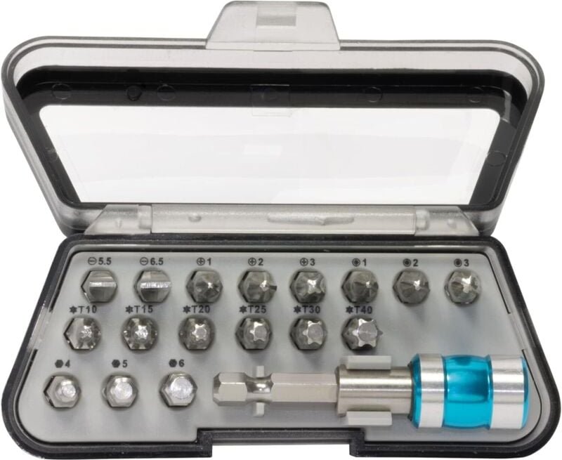 SW-Stahl 04128L Bitsortiment Edelstahl (INOX) 18 tlg