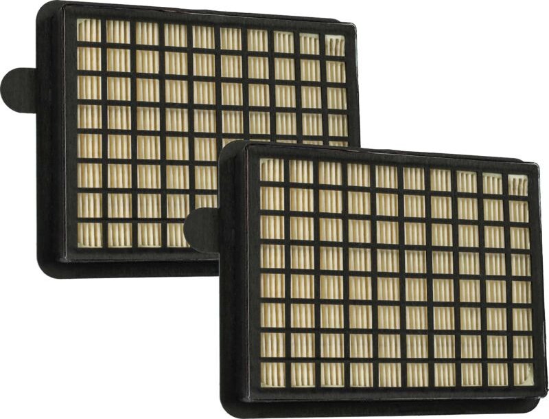 2x Staubsaugerfilter kompatibel mit Fakir Prestige 2000, 1900, 2300, 2100, Azuro, 1800 Staubsauger - HEPA-Filter/Faltenf...