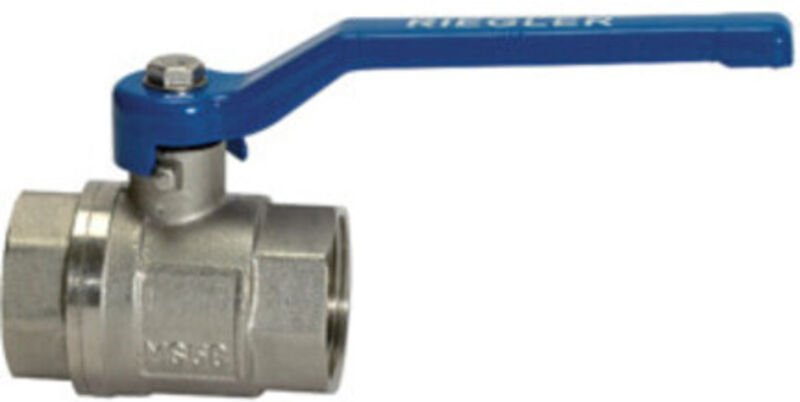 Kugelhahn mit Handhebel, 1/2 Zoll - Riegler