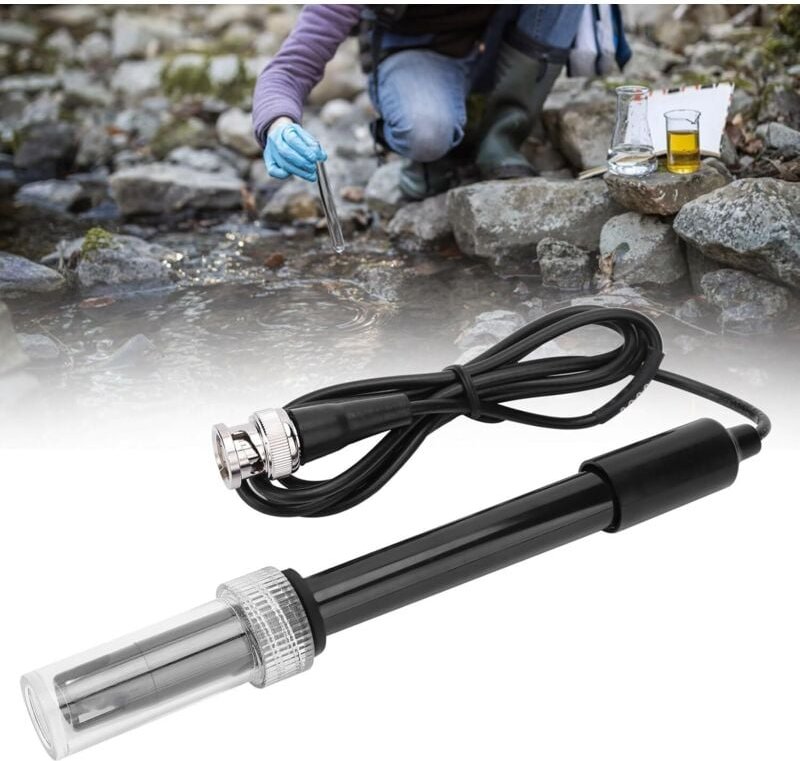 PH-Sonde für Schwimmbäder, 0–14 PH-Meter, elektronische PH-Elektrodensonde für Aquarien, PH-Sonde für Schwimmbäder, PH-M...