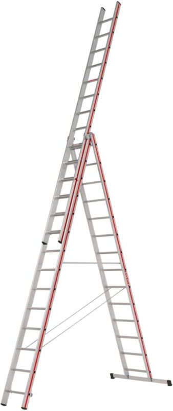 Hymer Mehrzweckleiter 3-teilig 3x14 Sprossen ah 9,84m